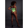Ouch! Glow Body Filet Dos nu Vert Fluo